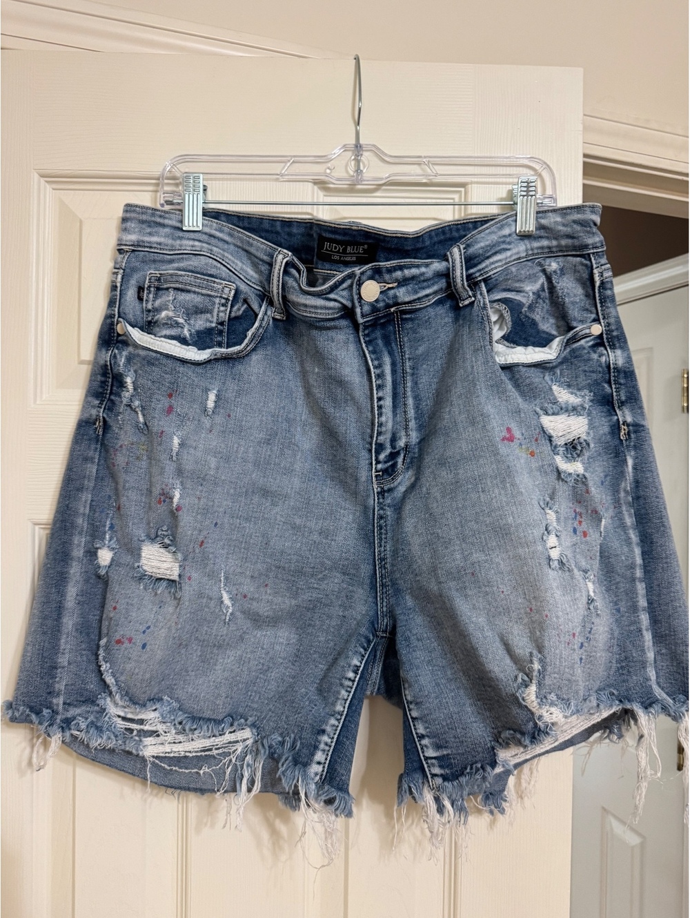 Judy Blue Distressed Denim Shorts 3XL